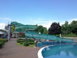 Bild von der Rutschbahn im Freibad Schotten