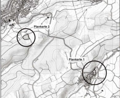 Bild Bebauungsplan und Flächennutzungsplan Eschenrod Ober dem Dorf