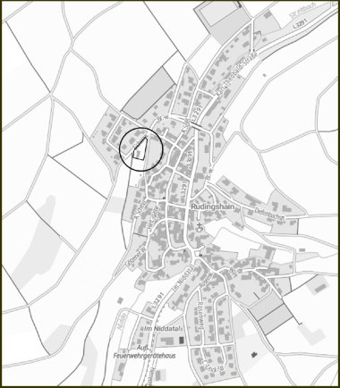 Bild Geltungsbereich Bebauungsplan Rainrod Zum Eisenacker