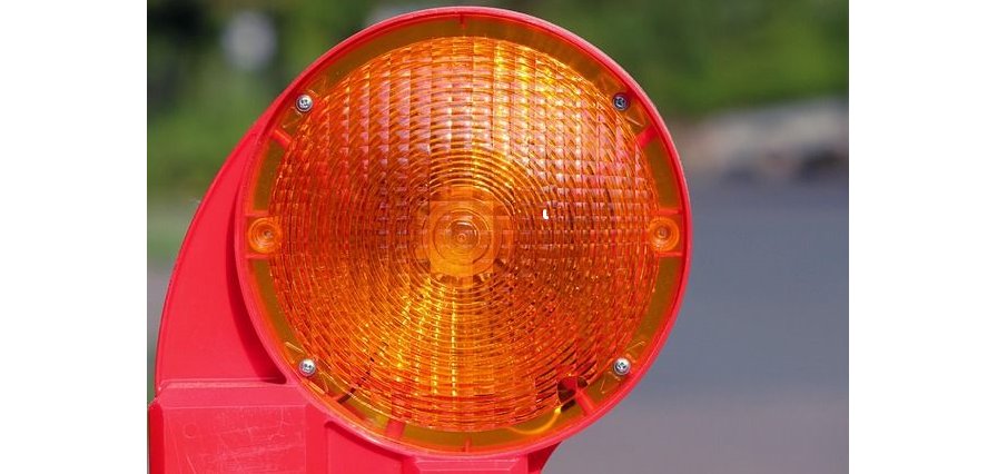 Bild von Baustellenschild