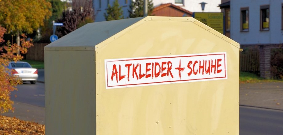 Symbolbild Altkleidercontainer