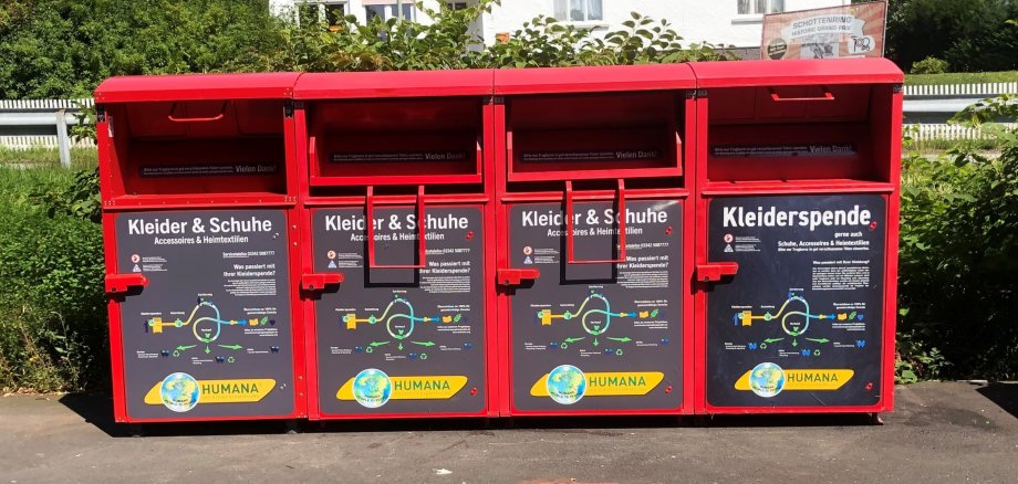 Symbolbild Altkleidercontainer
