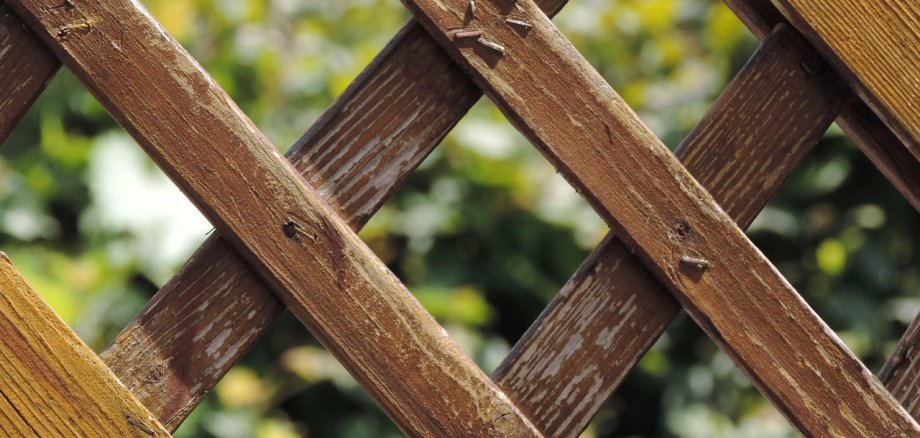 Bild von altem Gartenzaun